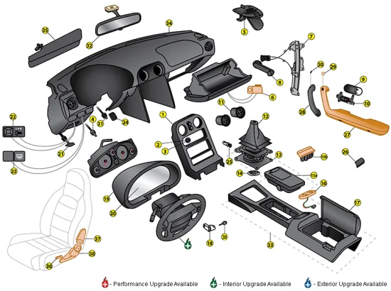 Moule en plastique d'injection de volant de voiture de pièces personnalisées